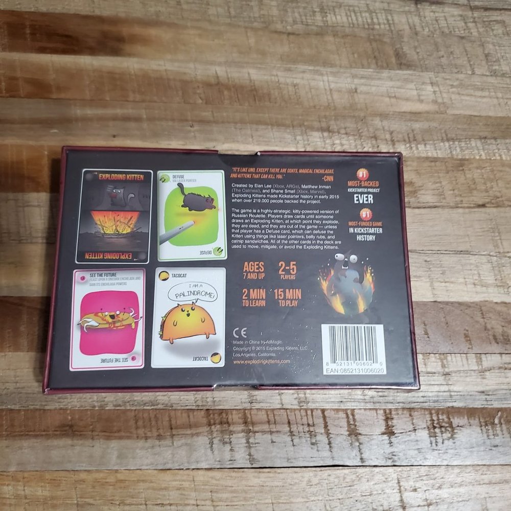 2/$12 Exploding Kittens Game - Picture 3 of 3